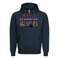 Navy always remember heroes Zipper Hoodie - JahusDesignShop