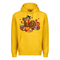 Lemon football turkey thanksgiving Premium Hoodie - MaliasSmallBusiness