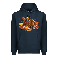 Navy football turkey thanksgiving Premium Hoodie - MaliasSmallBusiness