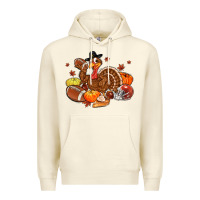 Sandshell football turkey thanksgiving Premium Hoodie - MaliasSmallBusiness