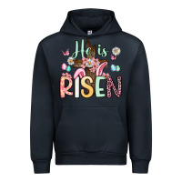 Navy he is risen Urban Hoodie - Artiststas
