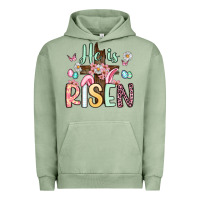 Pigment Oil Green he is risen Urban Hoodie - Artiststas