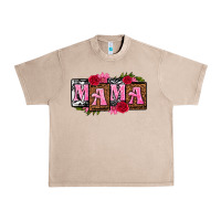 French Oak mama with license letters mothers day Urban Heavy Tee - texasbilliewilder