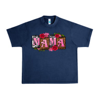 Navy mama with license letters mothers day Urban Heavy Tee - texasbilliewilder