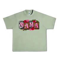 Oil Green mama with license letters mothers day Urban Heavy Tee - texasbilliewilder