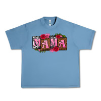 Pebble Blue mama with license letters mothers day Urban Heavy Tee - texasbilliewilder