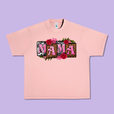 Mama With License Letters Mothers Day Urban Heavy Tee Designed By Texasbilliewilder
