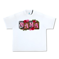 White mama with license letters mothers day Urban Heavy Tee - texasbilliewilder