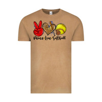 Vintage Camel peace love softball Vintage Tee - Zillion Design Studio