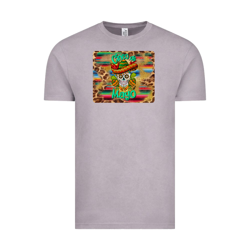 Cinco De Mayo Sombrero Skull Mousepad Vintage Tee by BarkalooDesign | Teevron