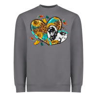 Storm cowhide leopard hearts Heavyweight Sweatshirt - texasbilliewilder