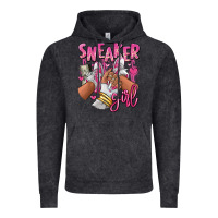 Vintage Black Pink and white sneaker girl Vintage Hoodie - RanaPortraitStore