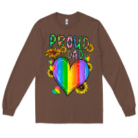 Chestnut proud dad love Long Sleeve Tee - CowhideDigitalArt