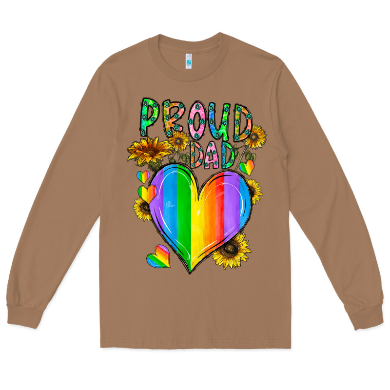Proud Dad Love Long Sleeve Tee by CowhideDigitalArt | Teevron