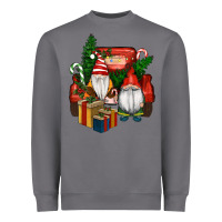 Storm Christmas Truck And Gnome Heavyweight Sweatshirt - RanaPortraitStore