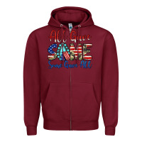 Burgundy all gave some some gave all Zipper Hoodie - JahusDesignShop