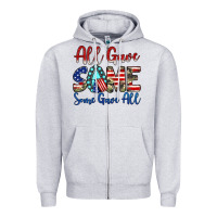 Heather Grey all gave some some gave all Zipper Hoodie - JahusDesignShop