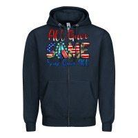 Navy all gave some some gave all Zipper Hoodie - JahusDesignShop