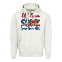 Oatmeal Heather all gave some some gave all Zipper Hoodie - JahusDesignShop
