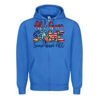True Royal all gave some some gave all Zipper Hoodie - JahusDesignShop