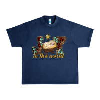 Navy joy to the world Urban Heavy Tee - RanaPortraitStore