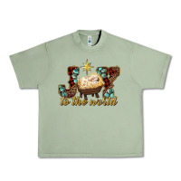 Oil Green joy to the world Urban Heavy Tee - RanaPortraitStore