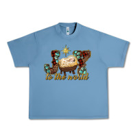 Pebble Blue joy to the world Urban Heavy Tee - RanaPortraitStore