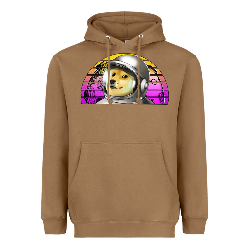 Dogecoin To The Mars Heavyweight Hoodie by Jasminsmagicworld | Teevron