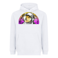 White dogecoin to the mars Heavyweight Hoodie - Jasminsmagicworld