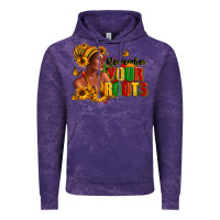 Cloud Purple Remember your roots Afro American Vintage Hoodie - RanaPortraitStore