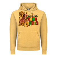 Vintage Mustard Remember your roots Afro American Vintage Hoodie - RanaPortraitStore
