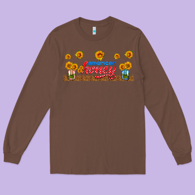 American Honey Libbey Cup Long Sleeve Tee Designed By Hra Design Shop