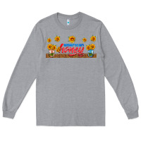 Heather Grey american honey libbey cup Long Sleeve Tee - HRA Design Shop