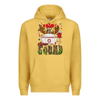 Antique Gold nurse squad Premium Hoodie - MaliasSmallBusiness