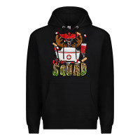 Black nurse squad Premium Hoodie - MaliasSmallBusiness