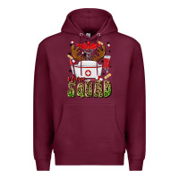 Burgundy nurse squad Premium Hoodie - MaliasSmallBusiness