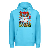 Ocean Blue nurse squad Premium Hoodie - MaliasSmallBusiness