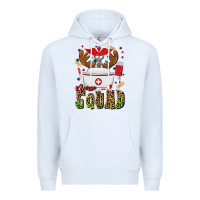 White nurse squad Premium Hoodie - MaliasSmallBusiness