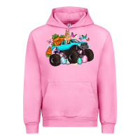 Fuchsia Pink monster truck easter Urban Hoodie - Artiststas