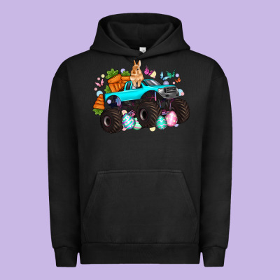 Monster Truck Easter Urban Hoodie Designed By Artiststas