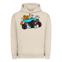 Pigment French Oak monster truck easter Urban Hoodie - Artiststas