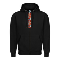 Black Halloween Key Fob Zipper Hoodie - BundleAndBundleShop