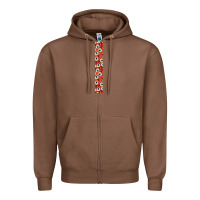 Chestnut Halloween Key Fob Zipper Hoodie - BundleAndBundleShop