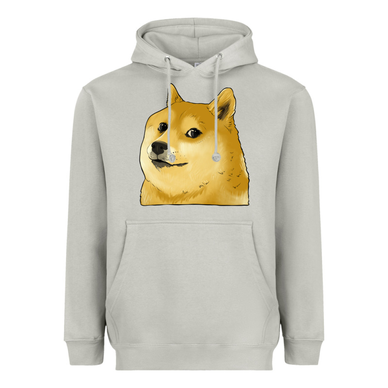 Doge Coin Shiba Dog Heavyweight Hoodie by Jasminsmagicworld | Teevron