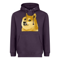Plum doge coin shiba dog Heavyweight Hoodie - Jasminsmagicworld