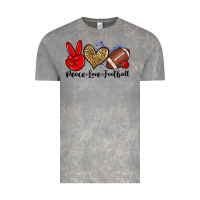 Cloud Rock peace love football Vintage Tee - Zillion Design Studio