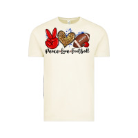 Vintage Arctic peace love football Vintage Tee - Zillion Design Studio