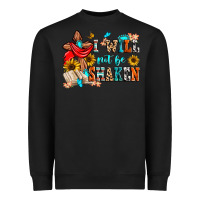 Black i will not be shaken Heavyweight Sweatshirt - Zillion Design Studio