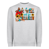 Heather Grey i will not be shaken Heavyweight Sweatshirt - Zillion Design Studio