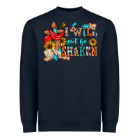 Navy i will not be shaken Heavyweight Sweatshirt - Zillion Design Studio